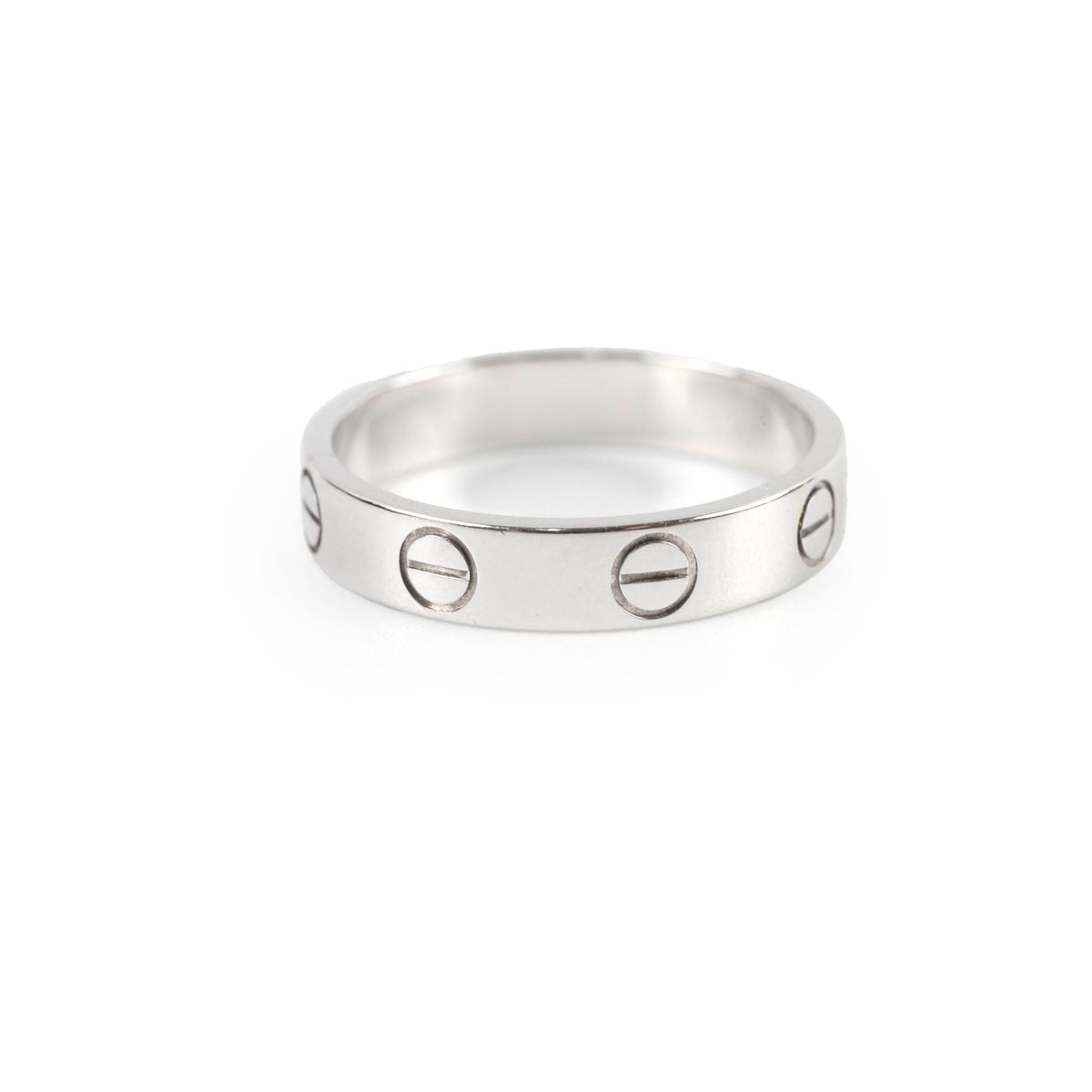 Cartier Love Ring Small Model White Gold Size 50 - photo 1