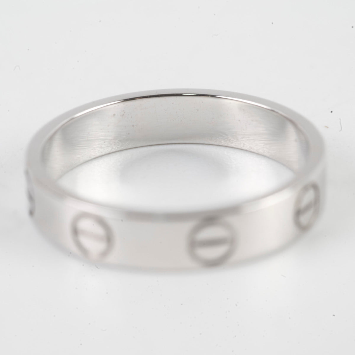 Cartier Love Ring Small Model White Gold Size 50 - photo 3