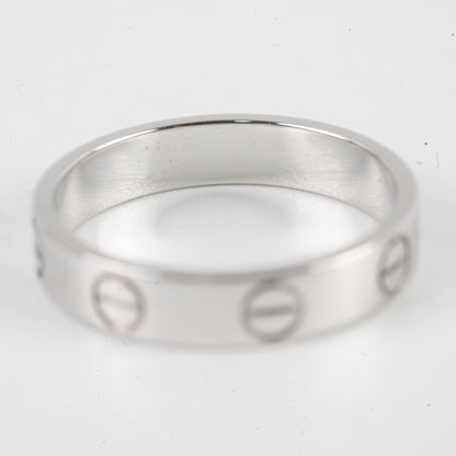 Cartier Love Ring Small Model White Gold Size 50 - photo 3
