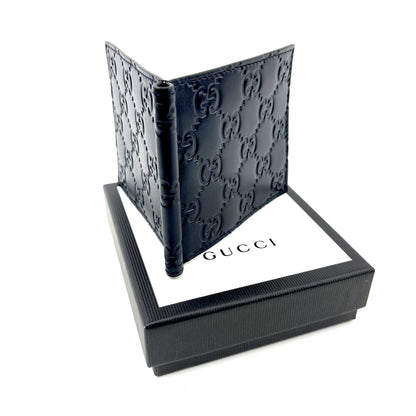 Gucci Signature Leather Clip Wallet - photo 3