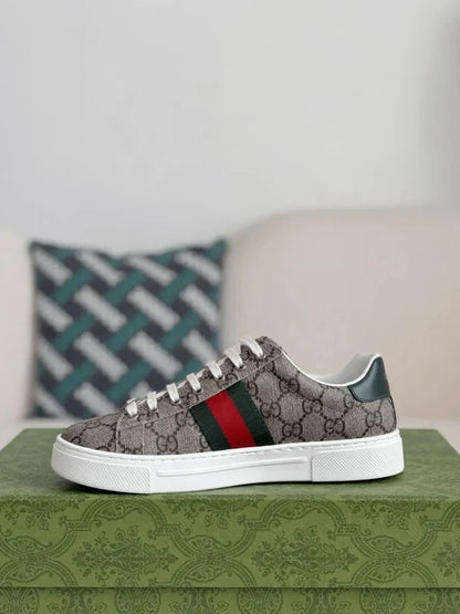 Gucci Ace Sneaker - Beige GG Supreme Canvas & Web - photo 5