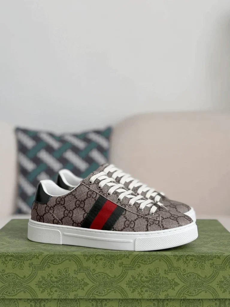 Gucci Ace Sneaker - Beige GG Supreme Canvas & Web - photo 6