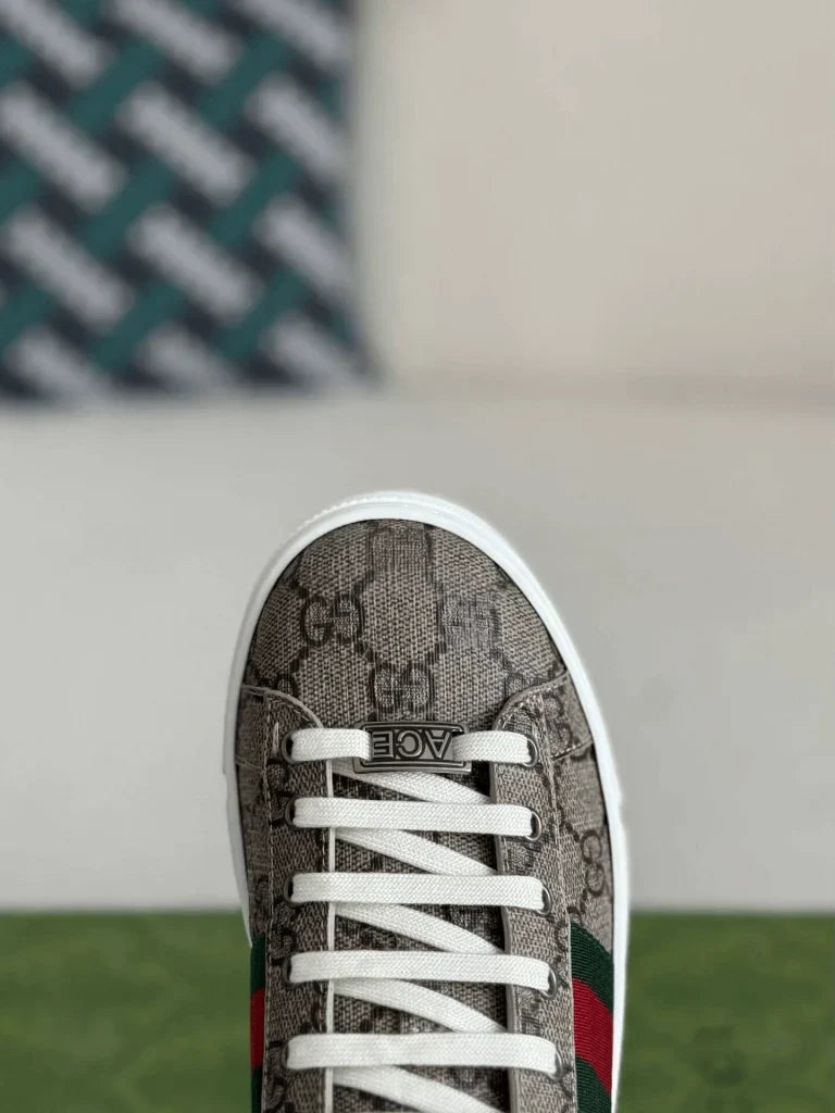 Gucci Ace Sneaker - Beige GG Supreme Canvas & Web - photo 8