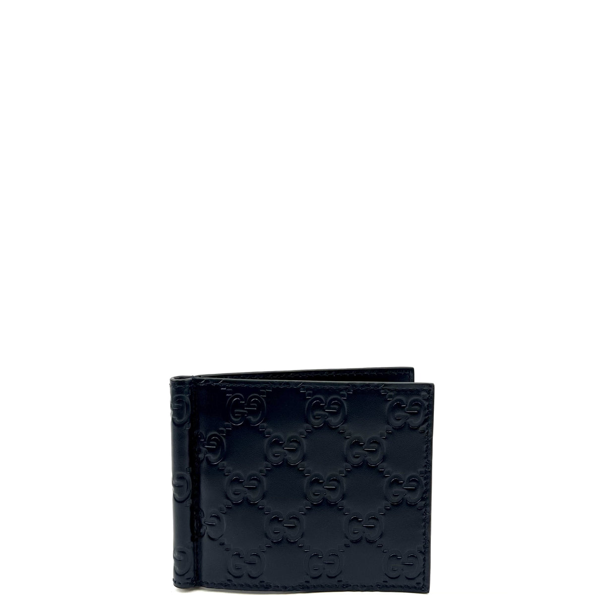 Gucci Signature Leather Clip Wallet - photo 1