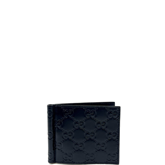 Gucci Signature Leather Clip Wallet - photo 1