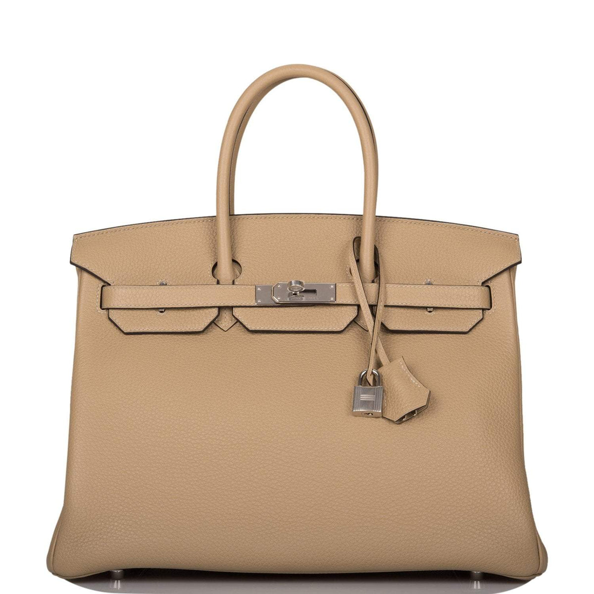 Hermès Birkin 35 Trench Clemence Palladium Hardware - photo 1