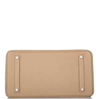 Hermès Birkin 35 Trench Clemence Palladium Hardware - photo 6