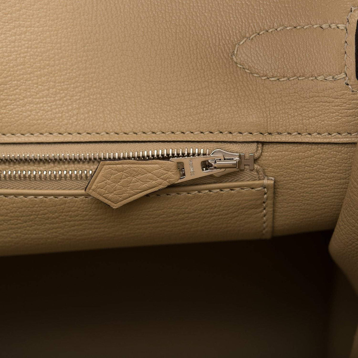 Hermès Birkin 35 Trench Clemence Palladium Hardware - photo 9