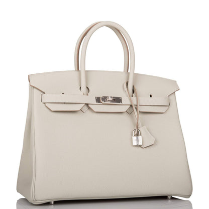 Hermès Gris Perle Togo Birkin 35cm Palladium Hardware - photo 2