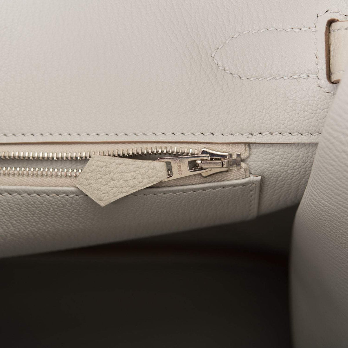 Hermès Gris Perle Togo Birkin 35cm Palladium Hardware - photo 8
