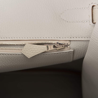 Hermès Gris Perle Togo Birkin 35cm Palladium Hardware - photo 8