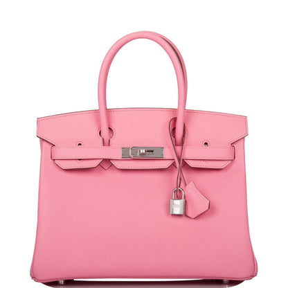 Hermes Rose Confetti Epsom Birkin 30cm Palladium Hardware - image 1