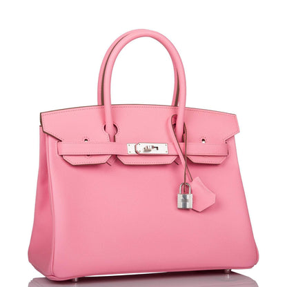 Hermes Rose Confetti Epsom Birkin 30cm Palladium Hardware - image 2