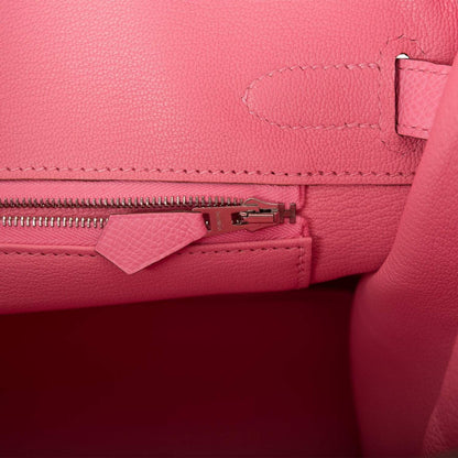 Hermes Rose Confetti Epsom Birkin 30cm Palladium Hardware - image 9