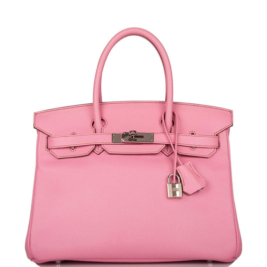 Hermes Birkin 30 Bubblegum 5P Epsom Palladium Hardware - image 1
