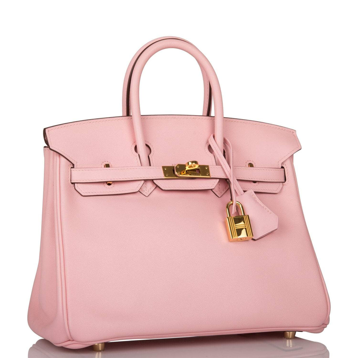 Hermes Birkin 25 Rose Sakura Swift Gold Hardware - image 2