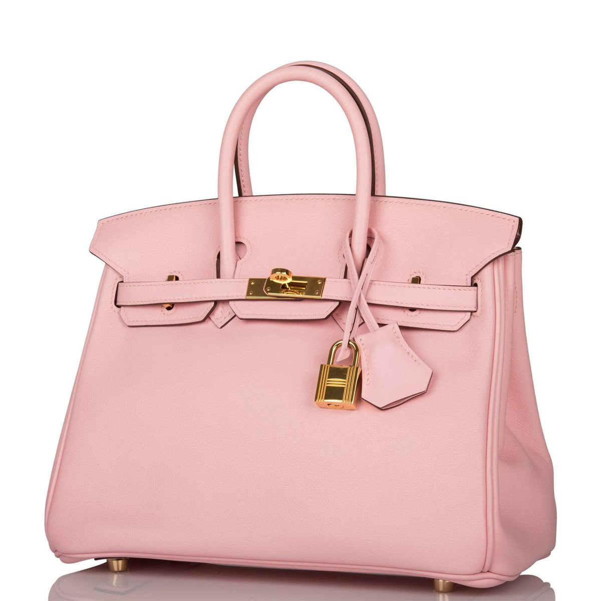 Hermes Birkin 25 Rose Sakura Swift Gold Hardware - image 5