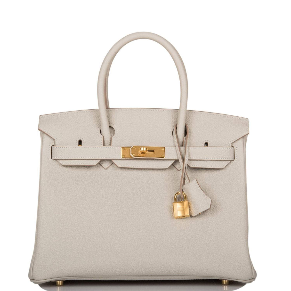 Hermes Gris Perle Togo Birkin 30cm Gold Hardware - image 1