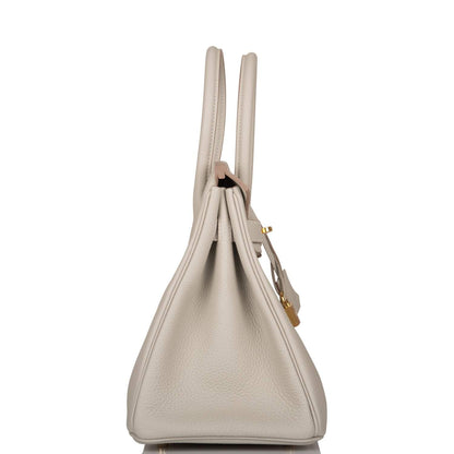 Hermes Gris Perle Togo Birkin 30cm Gold Hardware - image 3