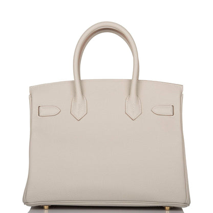 Hermes Gris Perle Togo Birkin 30cm Gold Hardware - image 4