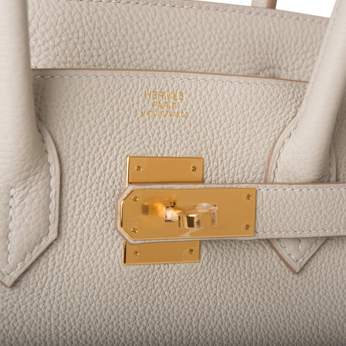 Hermes Gris Perle Togo Birkin 30cm Gold Hardware - image 7