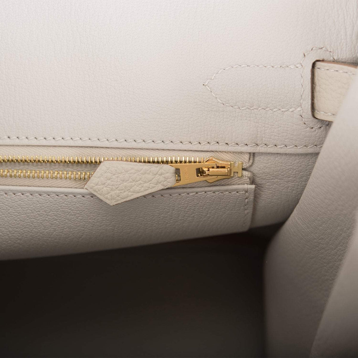 Hermes Gris Perle Togo Birkin 30cm Gold Hardware - image 9