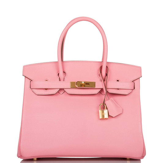 Hermes Rose Confetti Chevre Birkin 30cm Gold Hardware Deposit JW - image 1