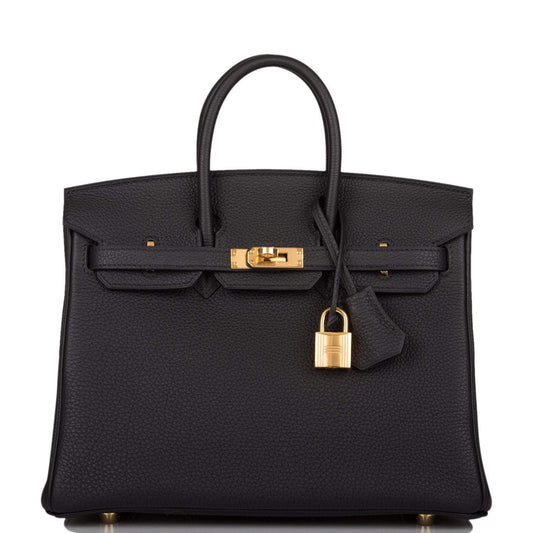 Hermès Black Togo Birkin 25cm Gold Hardware - photo 1