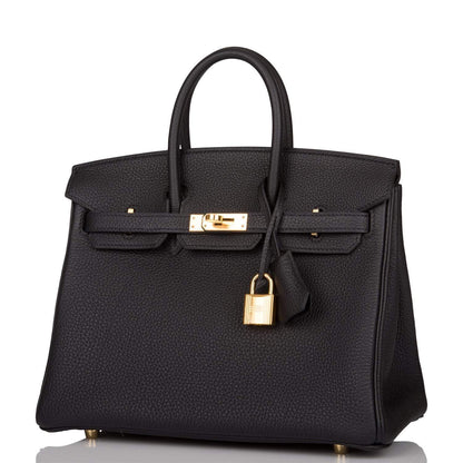 Hermès Black Togo Birkin 25cm Gold Hardware - photo 5