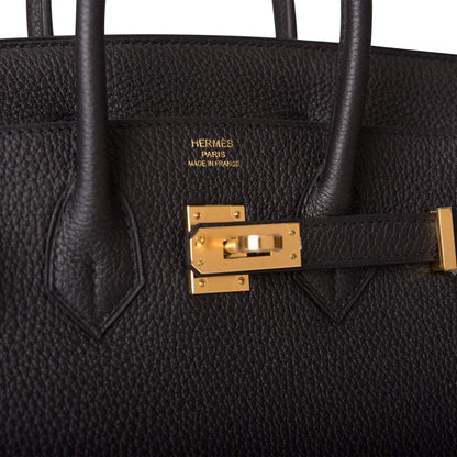 Hermès Black Togo Birkin 25cm Gold Hardware - photo 7