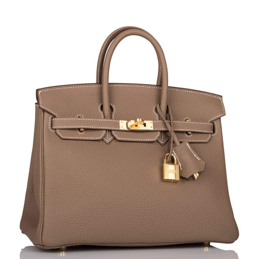 Hermès Birkin 25 Etoupe Togo Gold Hardware - photo 2