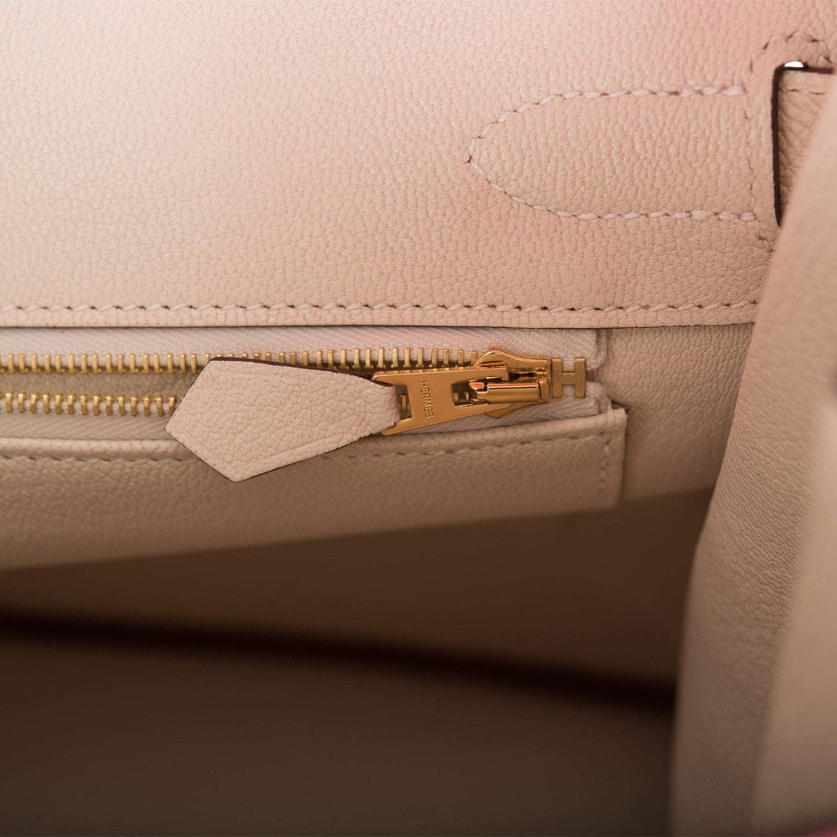 Hermes Birkin 30cm Bi-Color Craie and Rose Azalee Epsom Brushed Gold Hardware - image 8