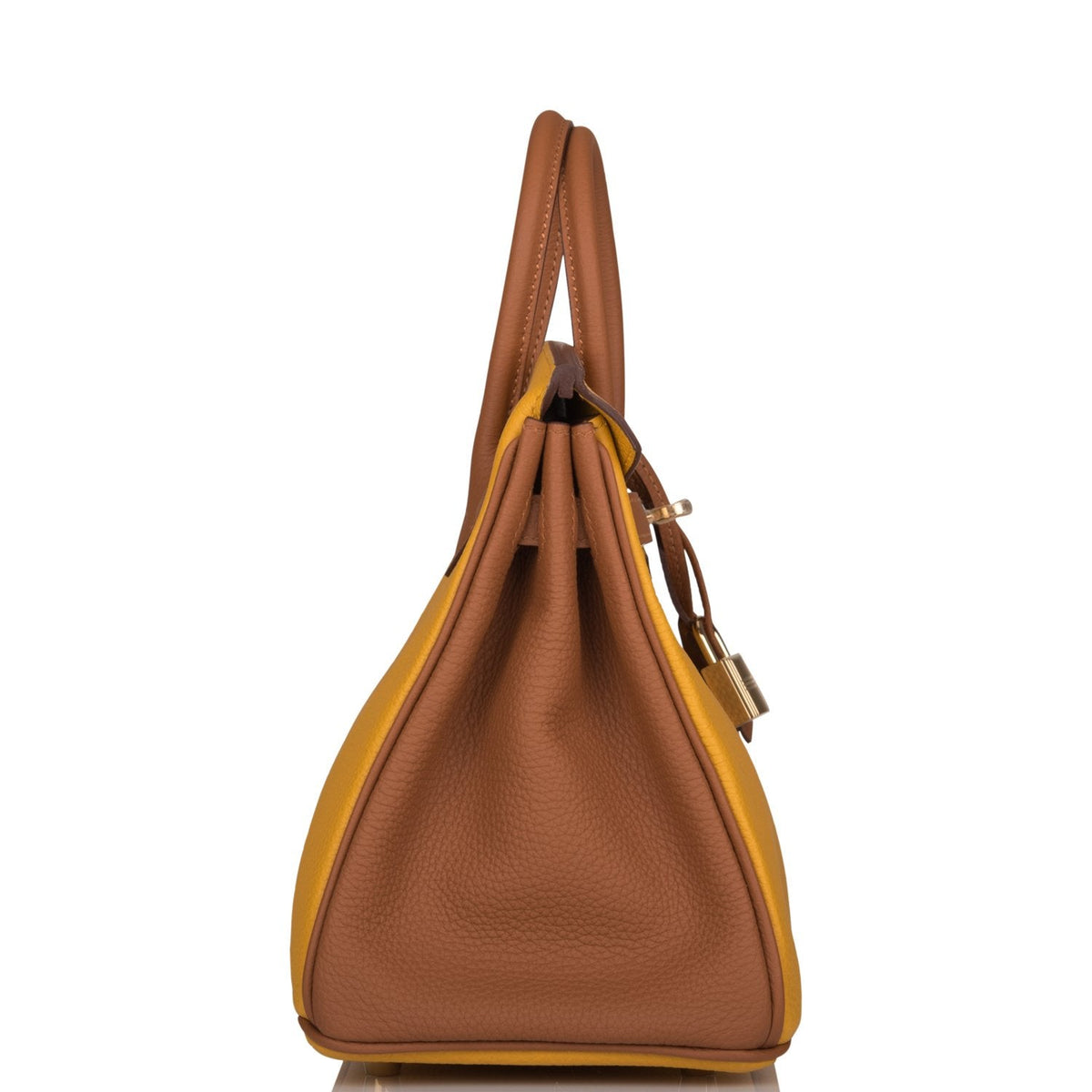 Hermes Birkin 25 Jaune Ambre and Gold Togo Permabrass Hardware - image 3