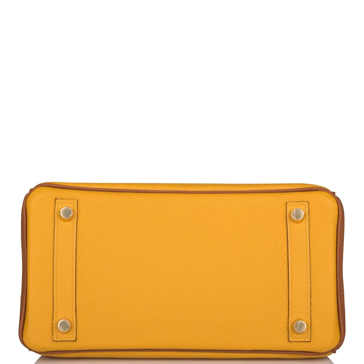 Hermes Birkin 25 Jaune Ambre and Gold Togo Permabrass Hardware - image 6