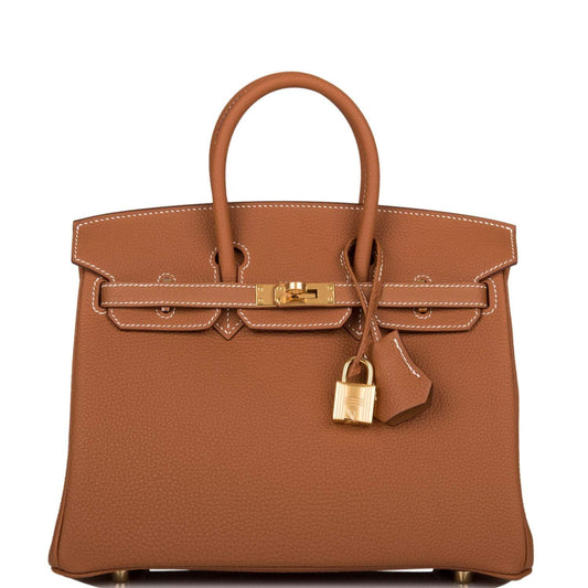 Hermès Birkin 25 Gold Togo Gold Hardware - photo 1
