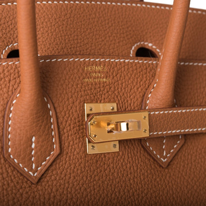Hermès Birkin 25 Gold Togo Gold Hardware - photo 7