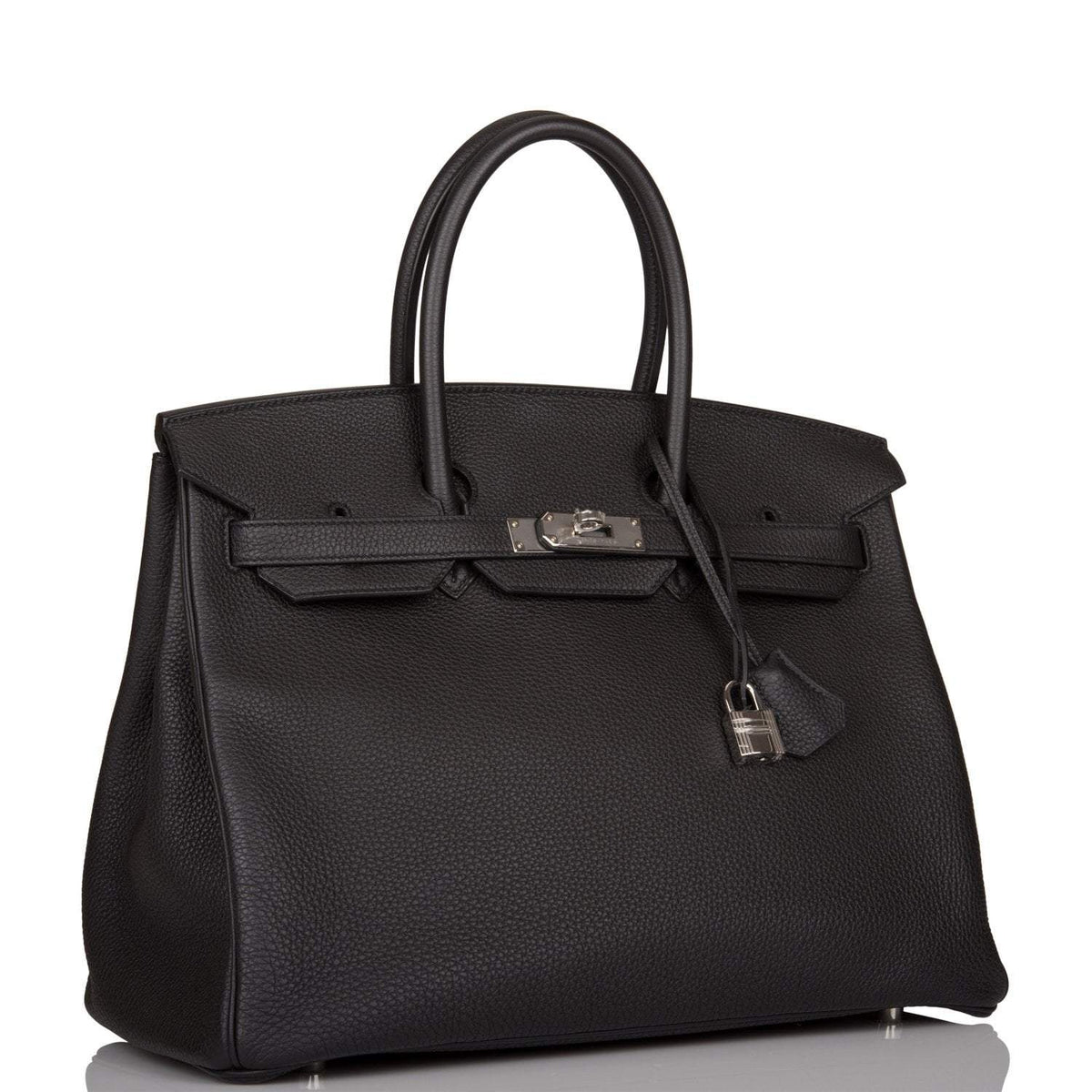 Hermès Birkin 35 Black Togo Palladium Hardware - photo 2