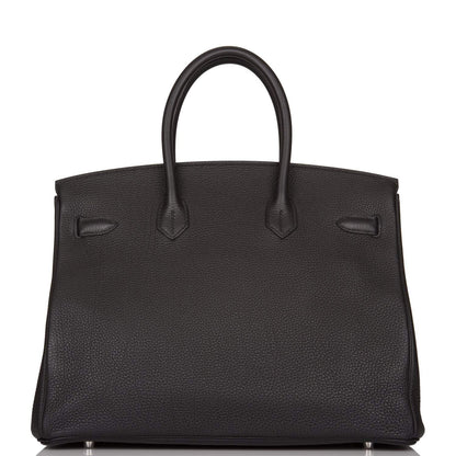 Hermès Birkin 35 Black Togo Palladium Hardware - photo 4