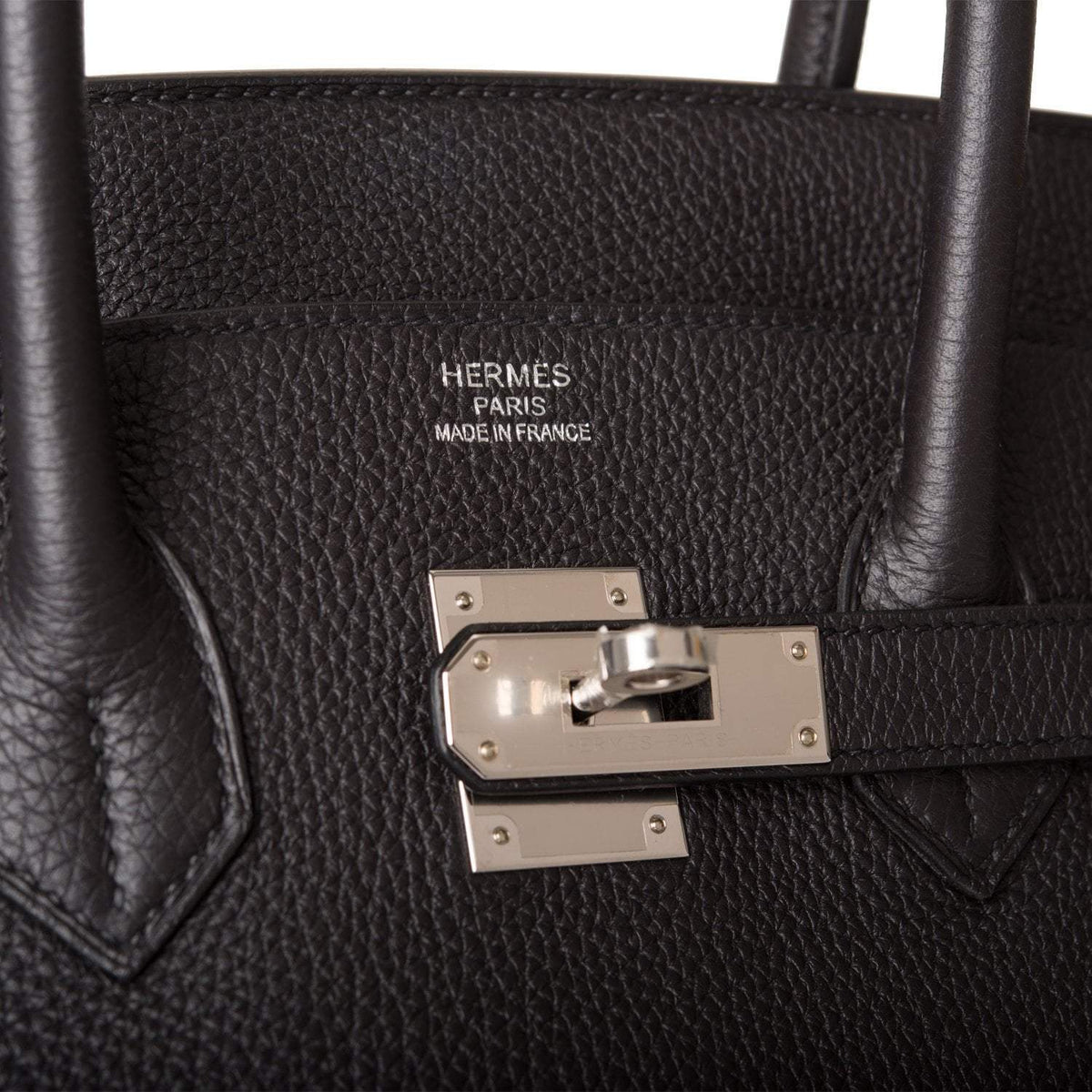 Hermès Birkin 35 Black Togo Palladium Hardware - photo 7