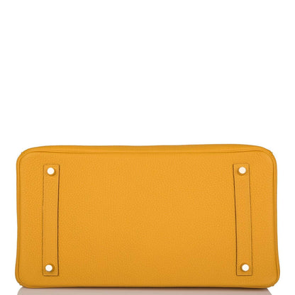 Hermès Birkin 35 Jaune Ambre Togo Gold Hardware - photo 6