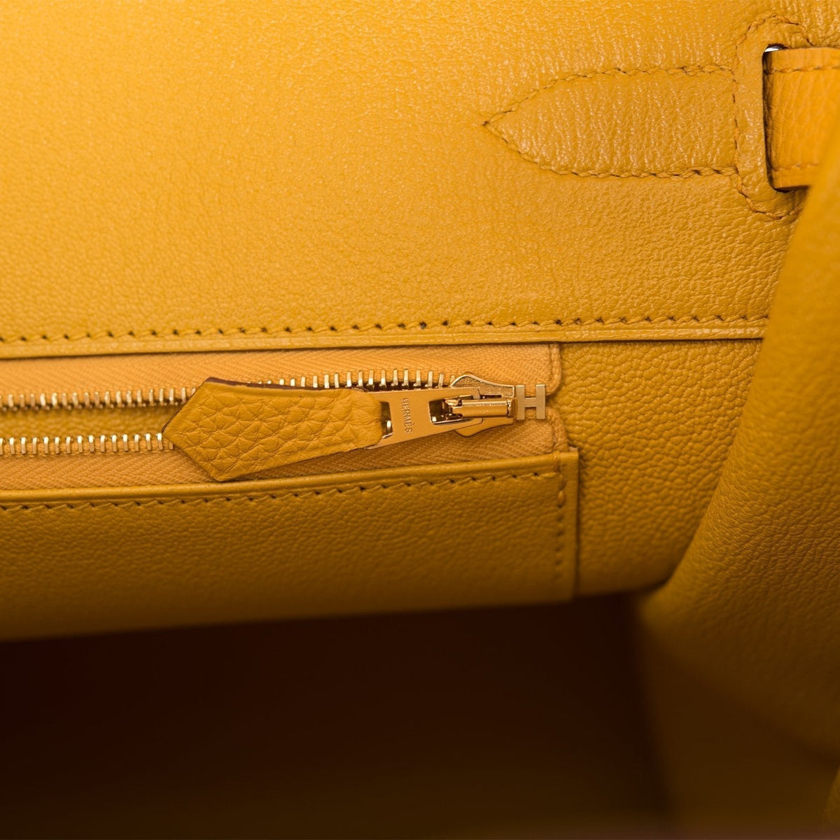 Hermès Birkin 35 Jaune Ambre Togo Gold Hardware - photo 9