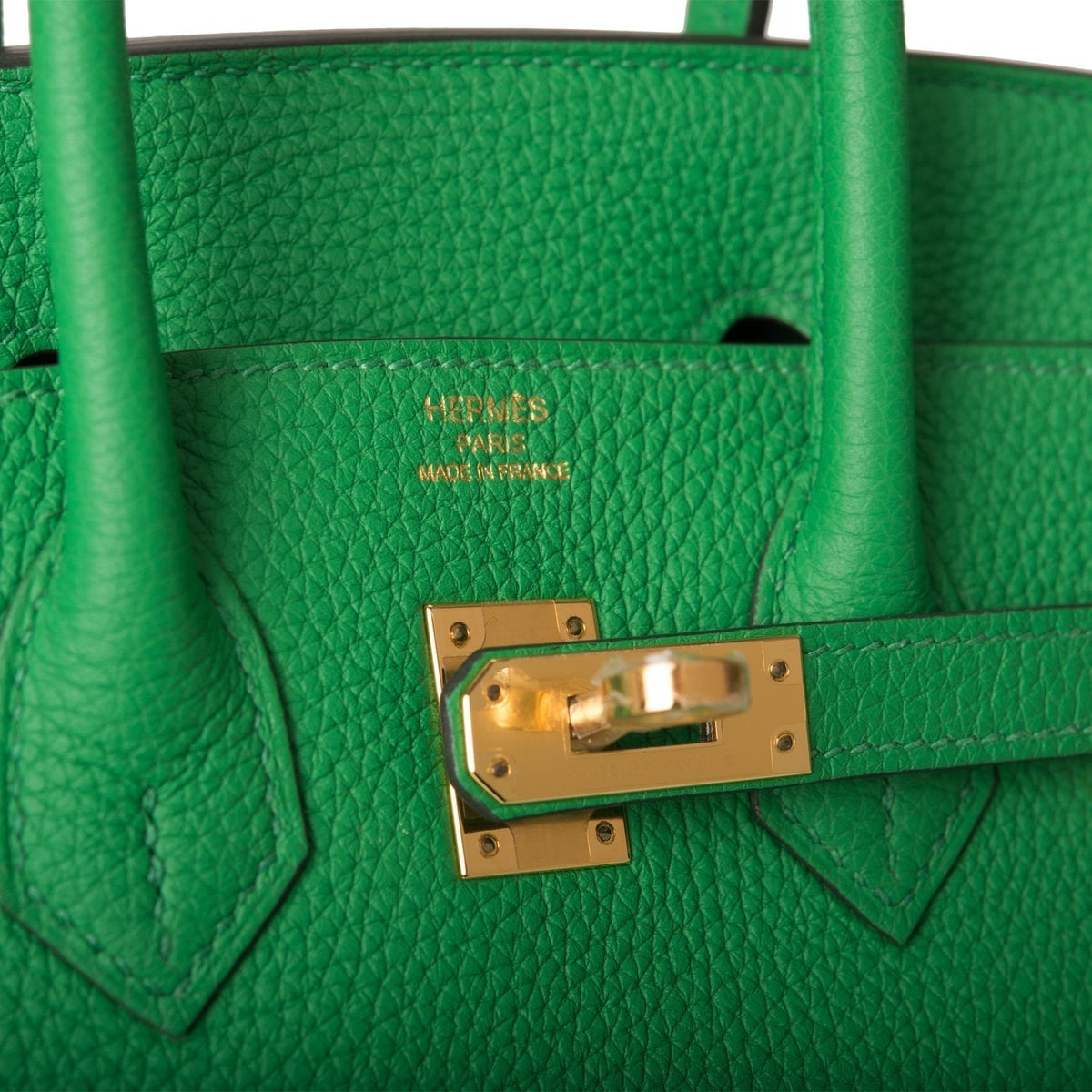 Hermès Birkin 25cm Bambou Togo Gold Hardware - photo 7