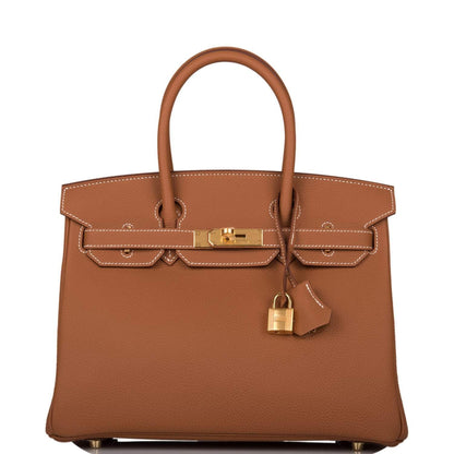 Hermès Birkin 30 Gold Togo Gold Hardware - photo 1