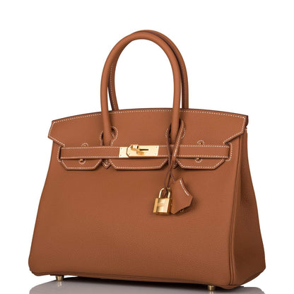 Hermès Birkin 30 Gold Togo Gold Hardware - photo 2