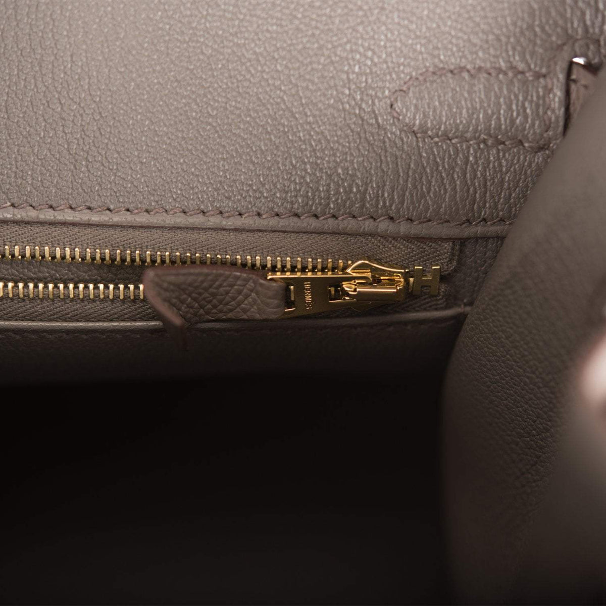 Hermès Birkin Sellier 25 Etain Epsom Gold Hardware - photo 9