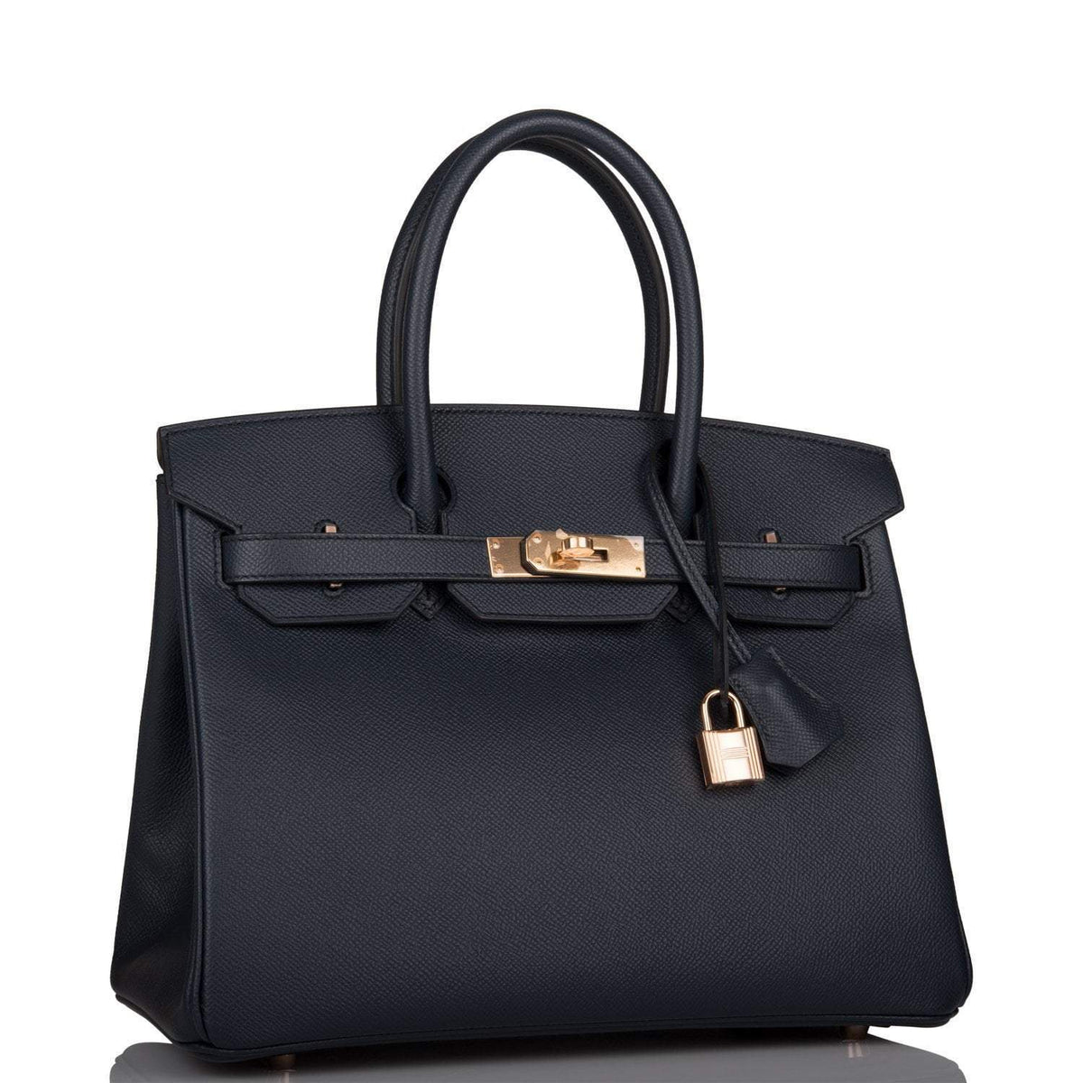Hermès Birkin 30 Bleu Indigo Epsom Rose Gold Hardware - photo 2