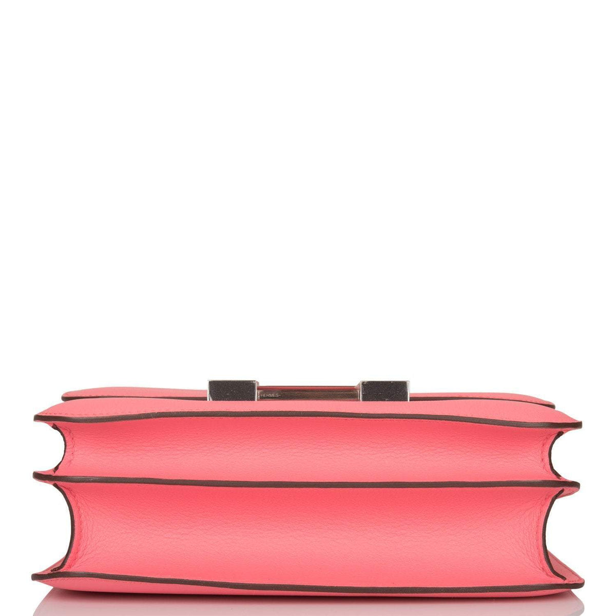 Hermes Rose D'Ete Verso Evercolor Constance 24cm Palladium Hardware - image 6