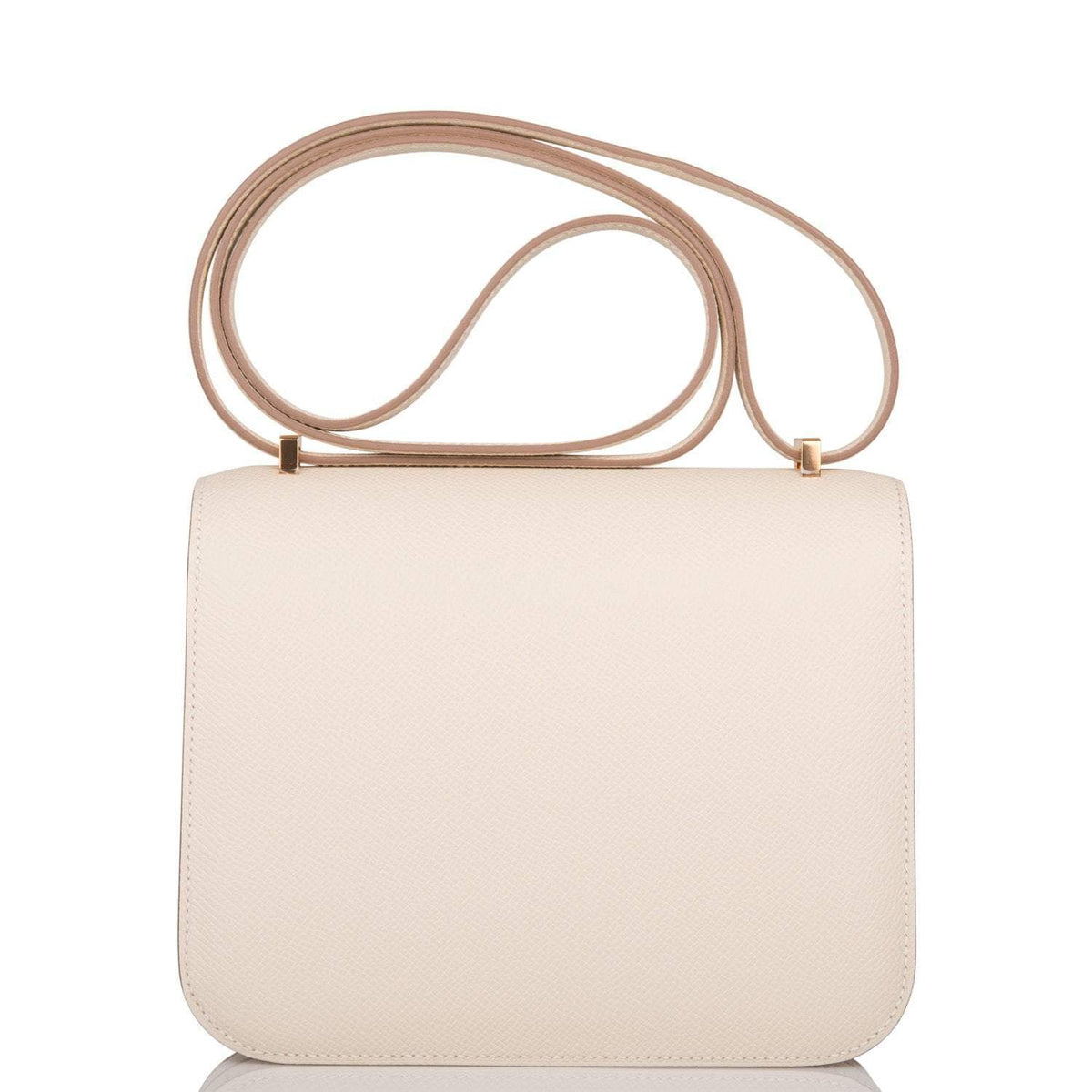 Hermès Craie Epsom Mini Constance 18cm Rose Gold Hardware - photo 4