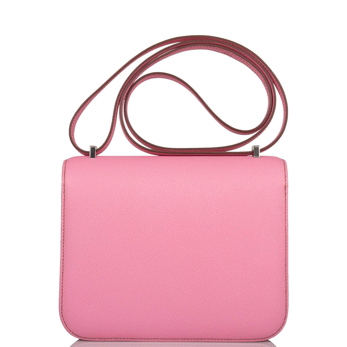 Hermès Mini Constance 18 Bubblegum 5P Epsom Palladium Hardware - photo 4