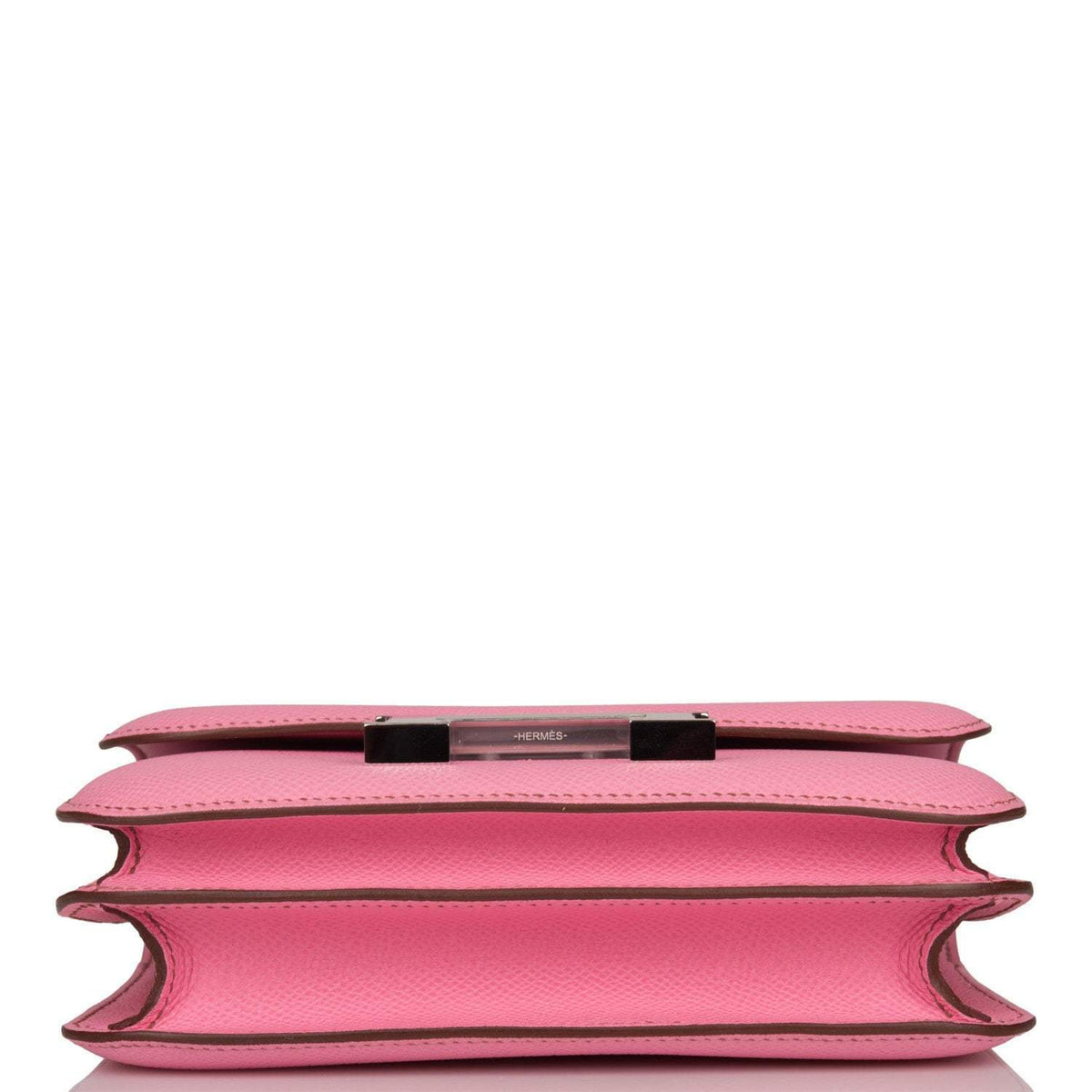 Hermès Mini Constance 18 Bubblegum 5P Epsom Palladium Hardware - photo 6
